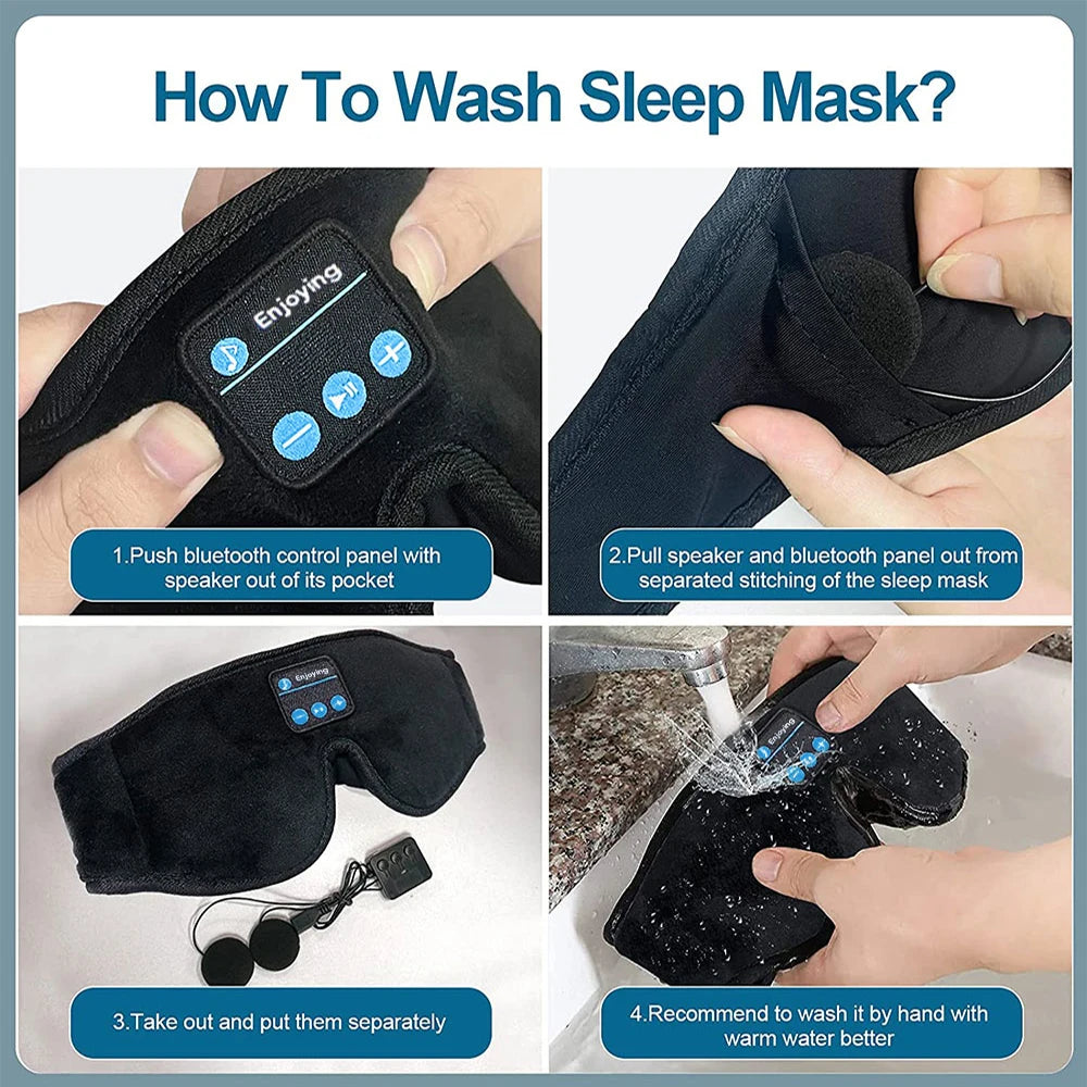 Mask For Sleeping with Built-in HD Speaker