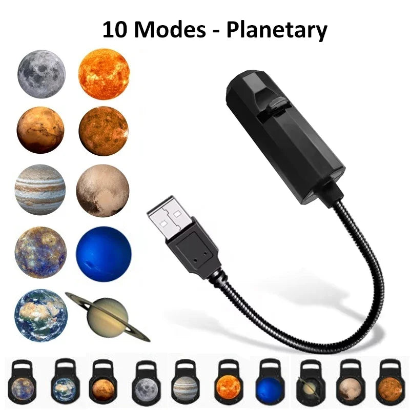 USB Star Galaxy Projector Lamp