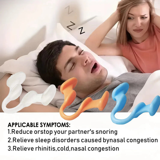 Nose Clip Anti Snoring Device for Easy Breathing