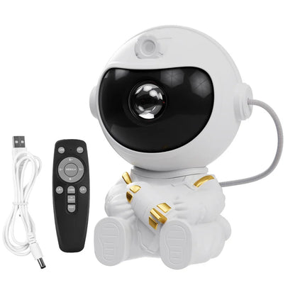 LED Star Galaxies Projector Night Light Astronaut Lamp
