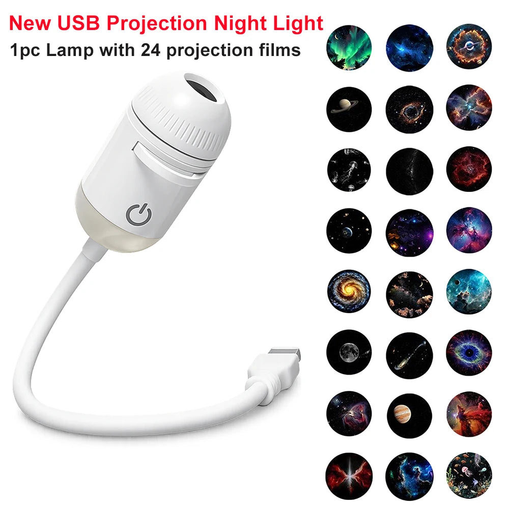 Romantic LED Starry Sky Night Light USB Powered