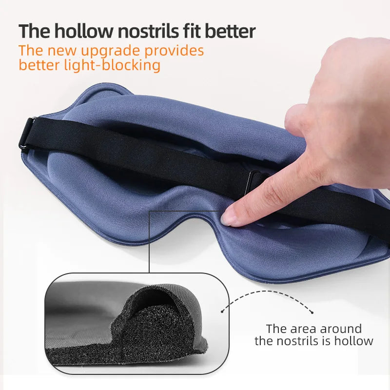 Light Travel Eye Mask for Sleeping with Eyemask Pad