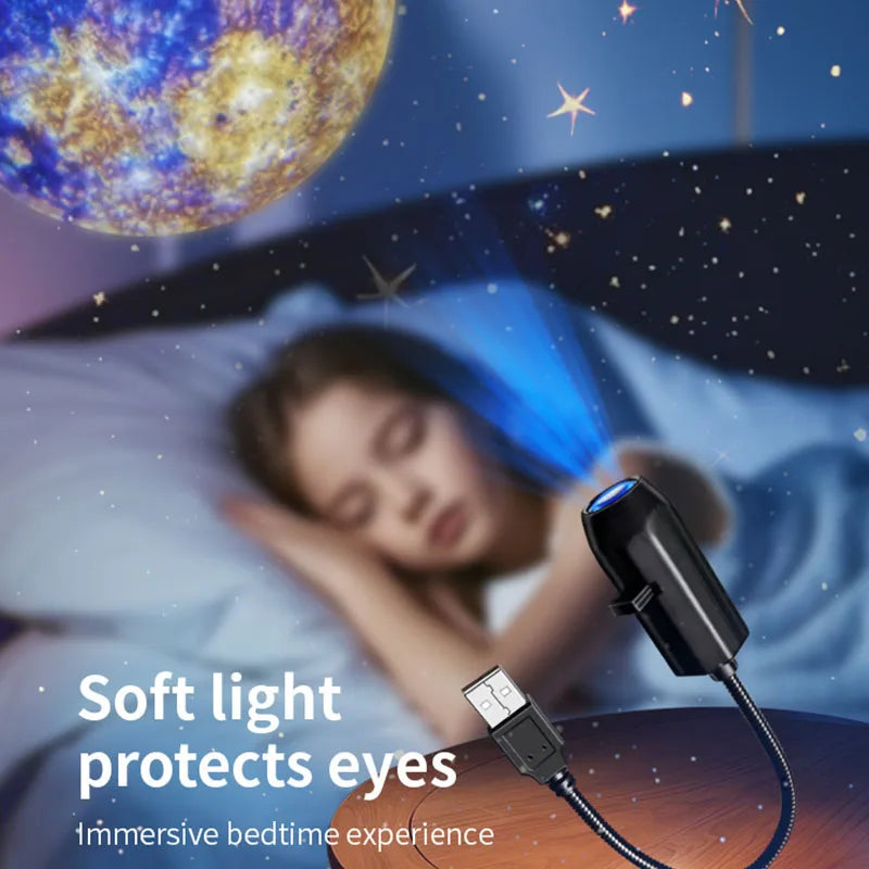 USB Star Galaxy Projector Lamp