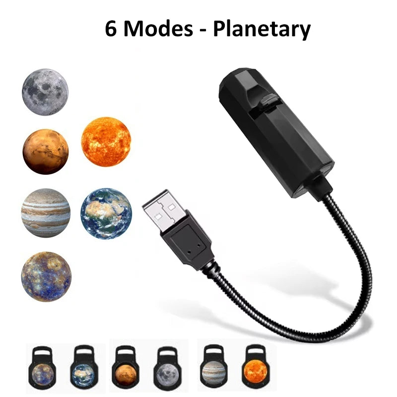 USB Star Galaxy Projector Lamp