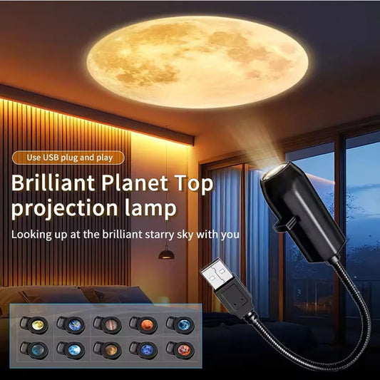 USB Star Galaxy Projector Lamp