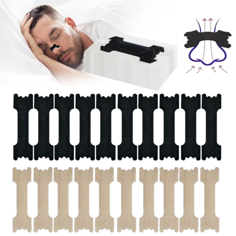 Enhanced Breathing Anti Snoring Sleep Nasal Strips