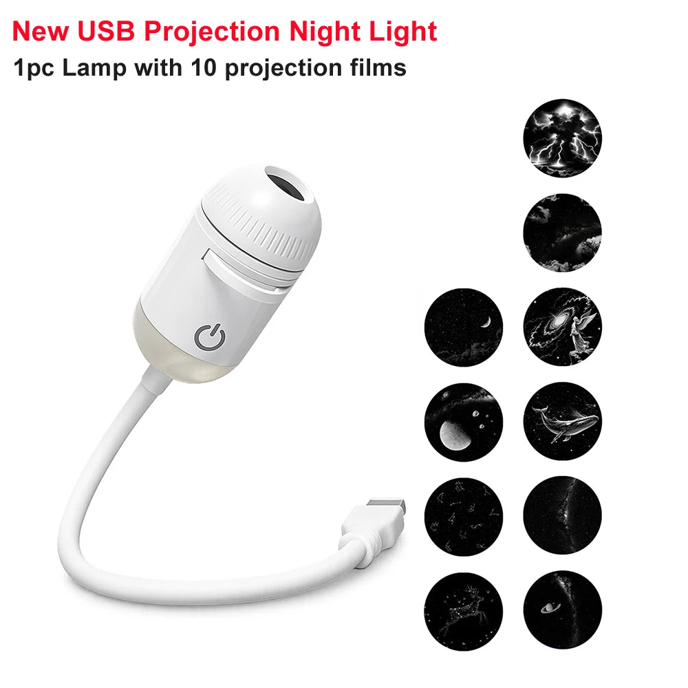 Romantic LED Starry Sky Night Light USB Powered