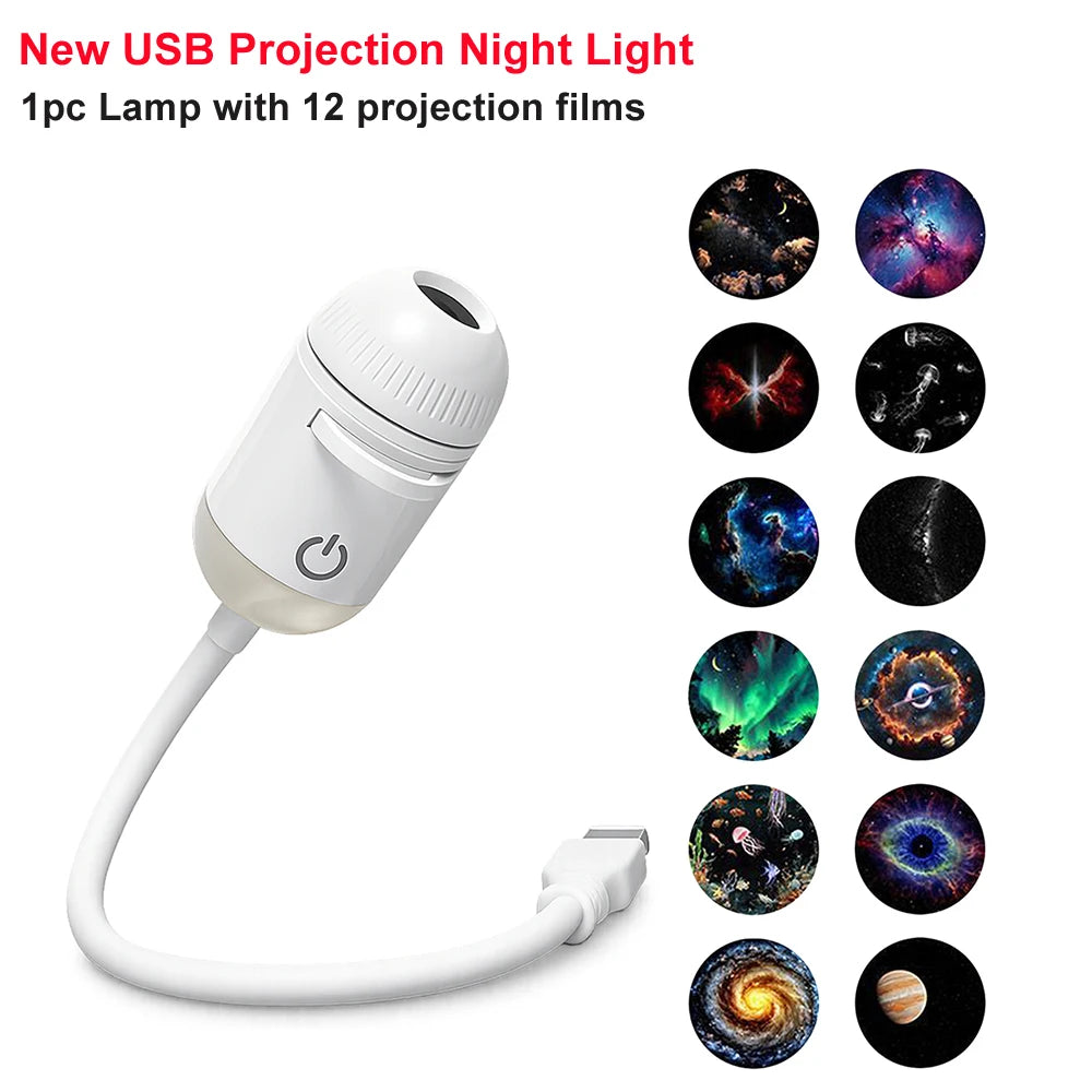 Romantic LED Starry Sky Night Light USB Powered