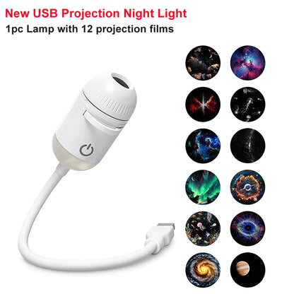 Romantic LED Starry Sky Night Light USB Powered