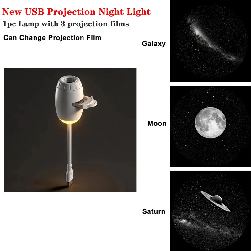 Romantic LED Starry Sky Night Light USB Powered